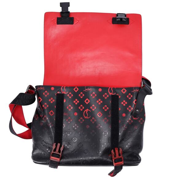 Christian Louboutin Loubiclic Messenger Bag Embossed Leather - Picture 5 of 8
